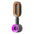Self Cleaning Hairbrush with 3D Air Cushion for Healthy Hair Black gold Set