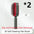Self Cleaning Hairbrush with 3D Air Cushion for Healthy Hair Set F