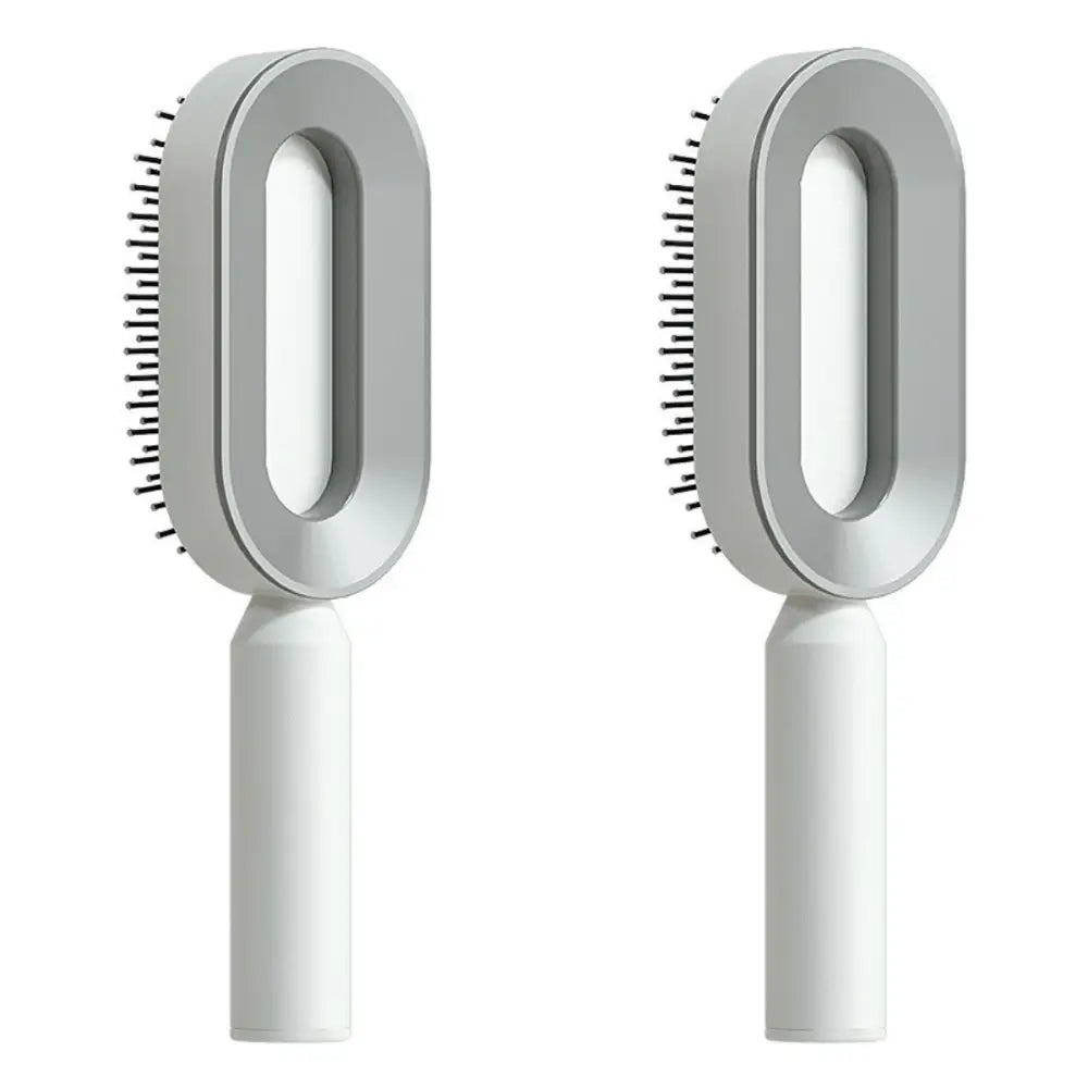 Self Cleaning Hairbrush with 3D Air Cushion for Healthy Hair Set L