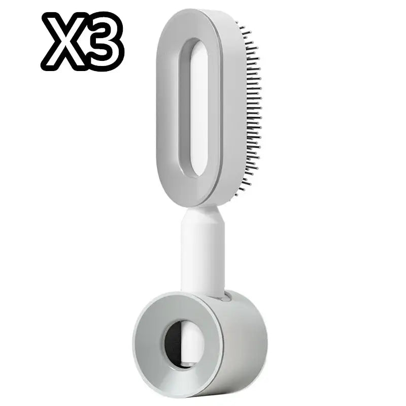 Self Cleaning Hairbrush with 3D Air Cushion for Healthy Hair Set7