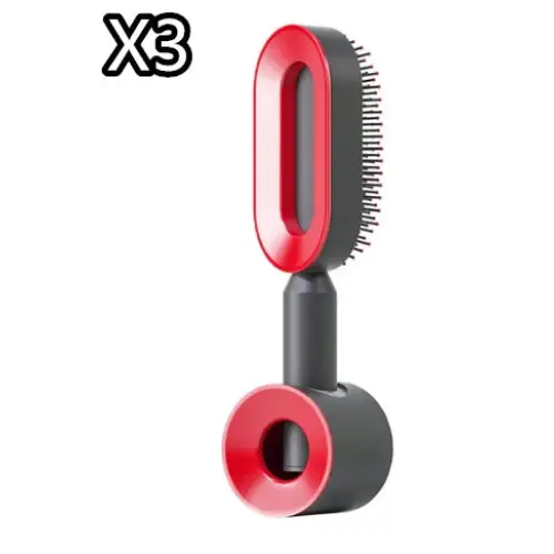 Self Cleaning Hairbrush with 3D Air Cushion for Healthy Hair Set9