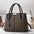 SenseTote Crossbody Bag for Mom - Brown Checkerboard