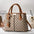 SenseTote Crossbody Bag for Mom - Khaki Chessboard