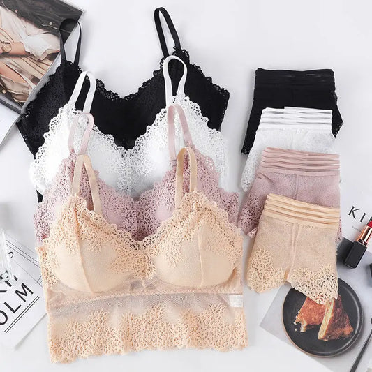 Sexy Tube Top Bottoming Underwear Lace Underwear Women’s Suit
