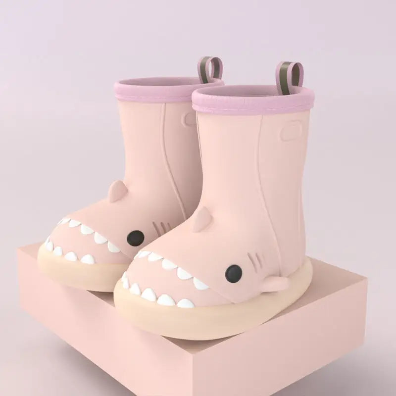Shark Splash Rain Boots - Pure pink / Size140 - 4