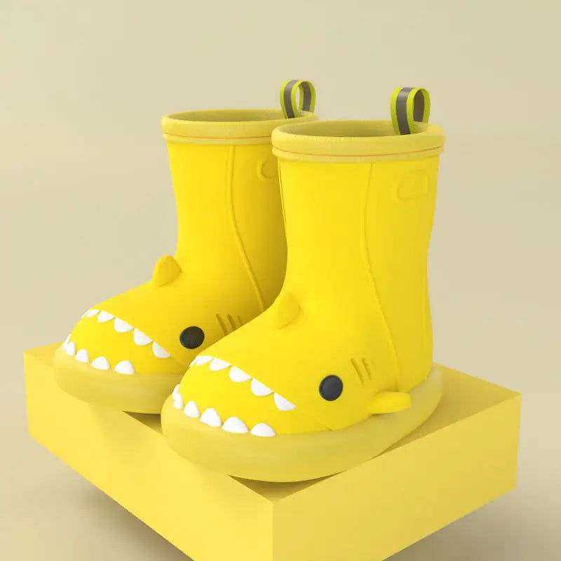 Shark Splash Rain Boots - Pure yellow / Size150 - 4