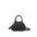 Shell Shape Soft Denim Outer Bag with Pocket in Black and Blue - Black / One Size