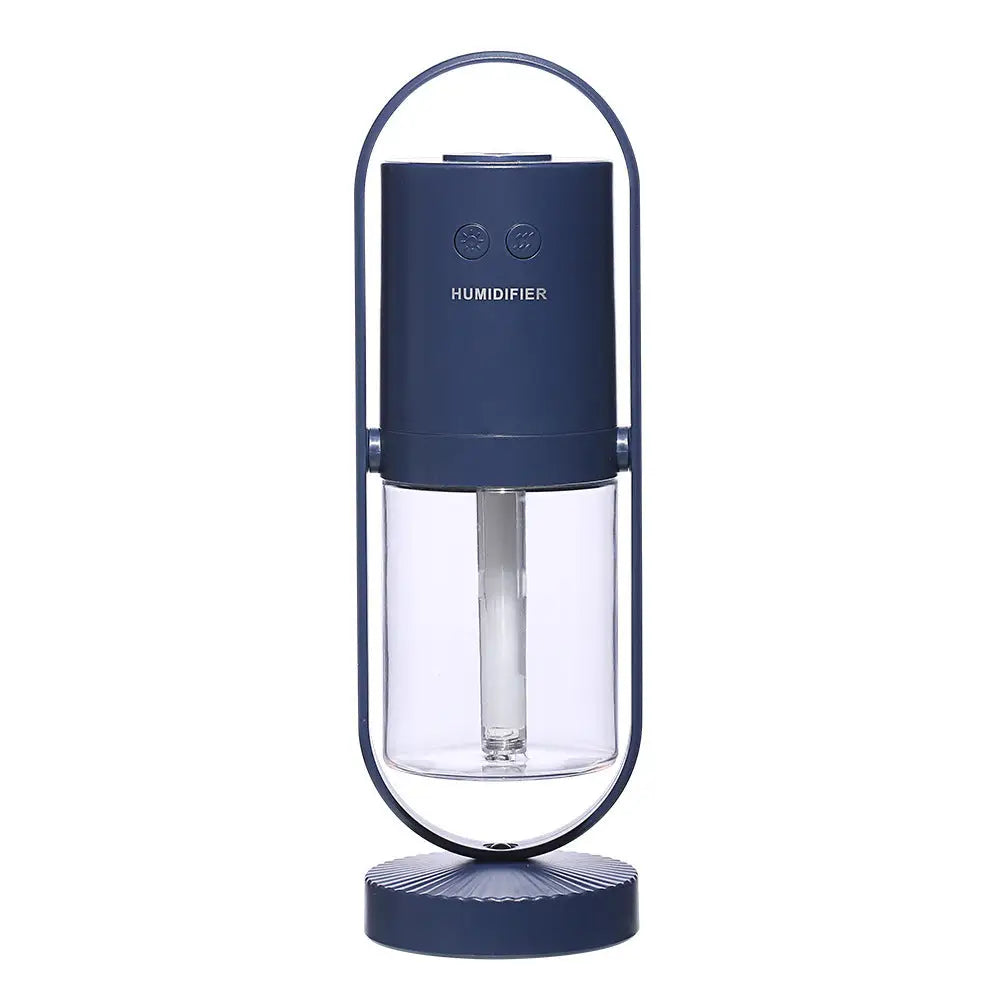 Silent Polymer Mist Humidifier for Safe and Clean Air Moisturizing Dark blue / USB