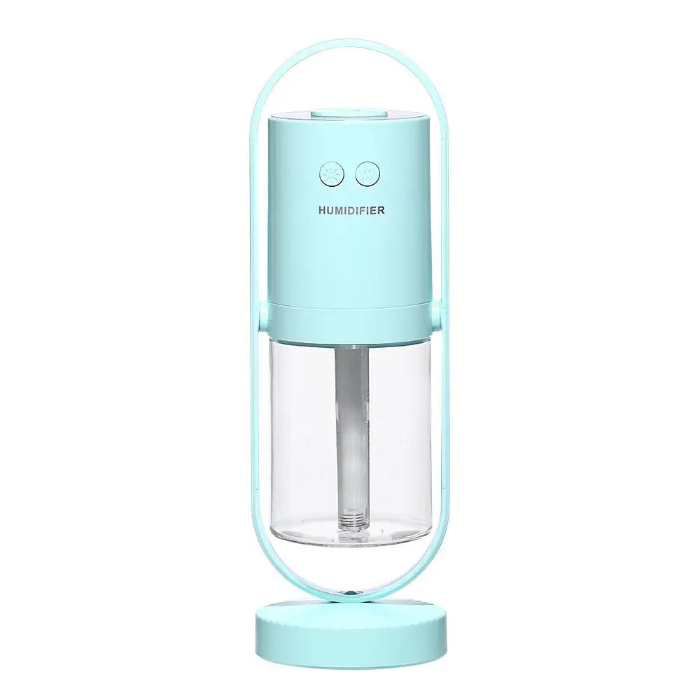 Silent Polymer Mist Humidifier for Safe and Clean Air Moisturizing Blue / USB