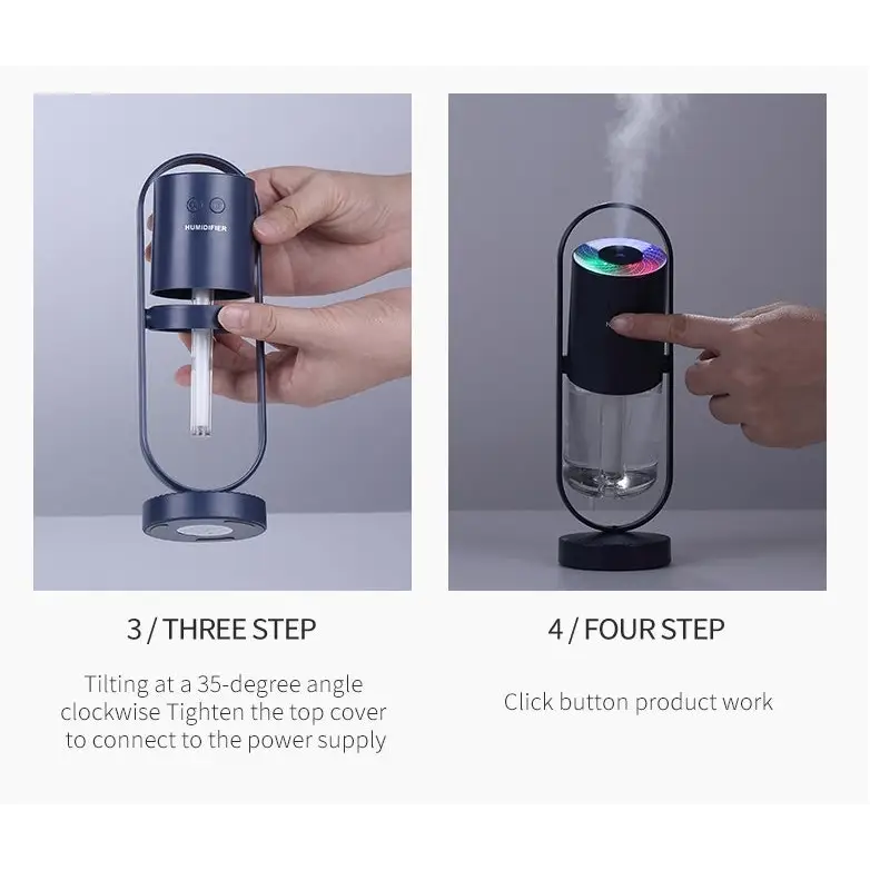 Silent Polymer Mist Humidifier for Safe and Clean Air Moisturizing