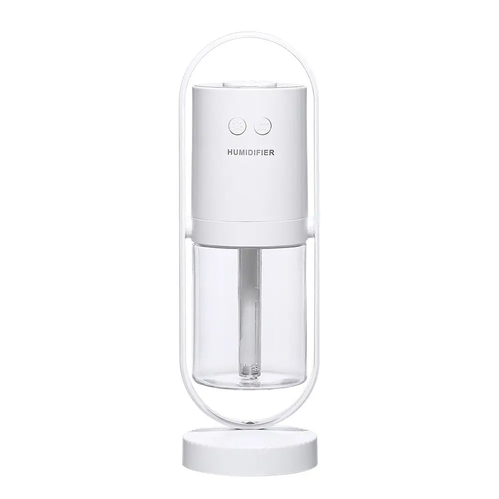 Silent Polymer Mist Humidifier for Safe and Clean Air Moisturizing White / USB