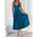 Silhouette: Glam Strap Elegance Party Dress - Blue / S