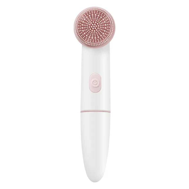 Silicone and PBT Waterproof Electric Cleaning Brush Pink Blue Pink