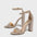 Silver and Gold Low Heel Buckle Shoes with Rubber Sole - Golden Size / 36