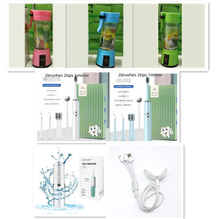 Six 6 Blade Portable Blender for Smoothies and Juices Set3 / Six Knives