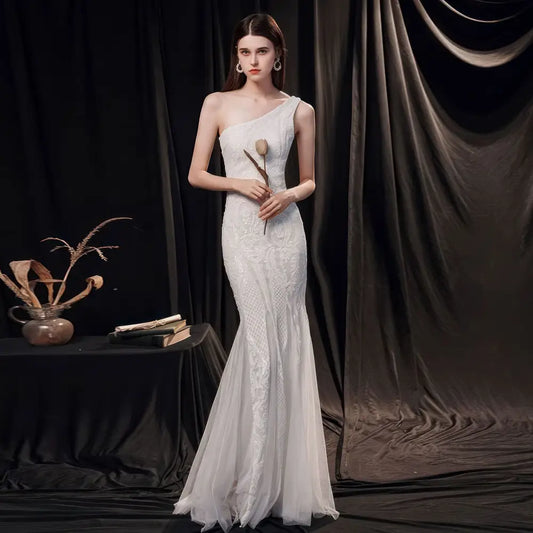 Sleeveless Polyester Long Skirt in Multiple Colors for Weddings
