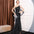 Sleeveless Polyester Long Skirt in Multiple Colors for Weddings - Black / S