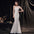 Sleeveless Polyester Long Skirt in Multiple Colors for Weddings - White / S