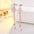 SlimFlow Long Fringe Earrings - Rose Gold