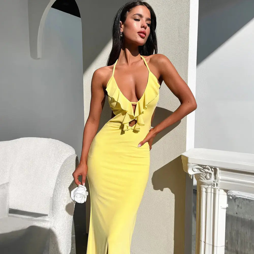 SlimHue Halter: Sexy Dress