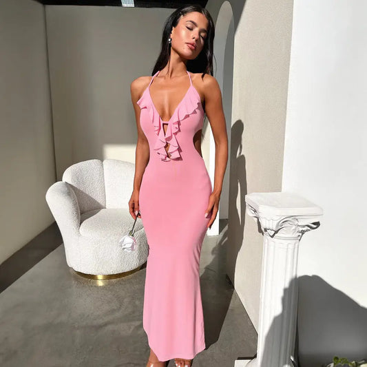 SlimHue Halter: Sexy Dress