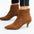 Slip-stop Stiletto Boots - Dark Brown / 35