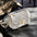 Small Square Leather Suitcase 21CM Soft Cowhide Travel Bag - Beige / 21x8x13CM