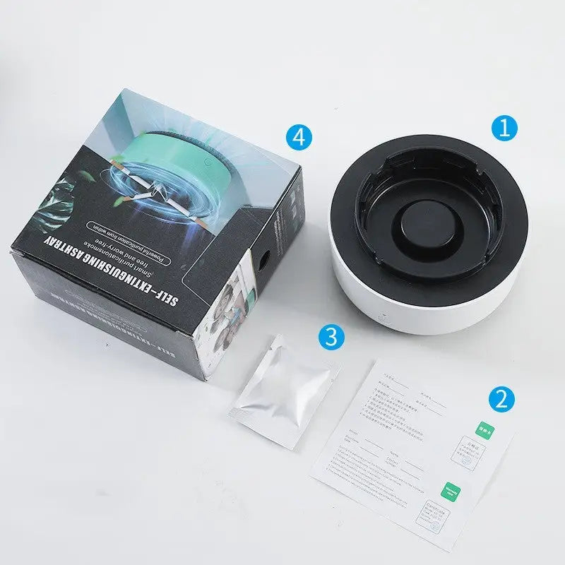 SmokeAway Air Purifier Ashtray - White