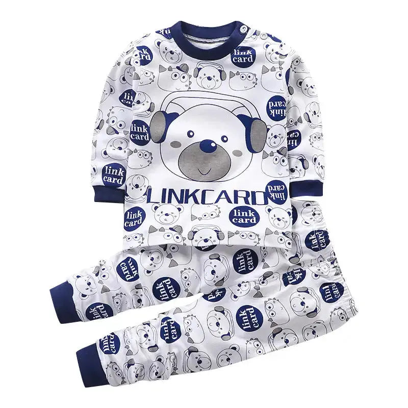 SnugFit Kids: Cozy & Comfy Undies Set - A016 blue / 73cm