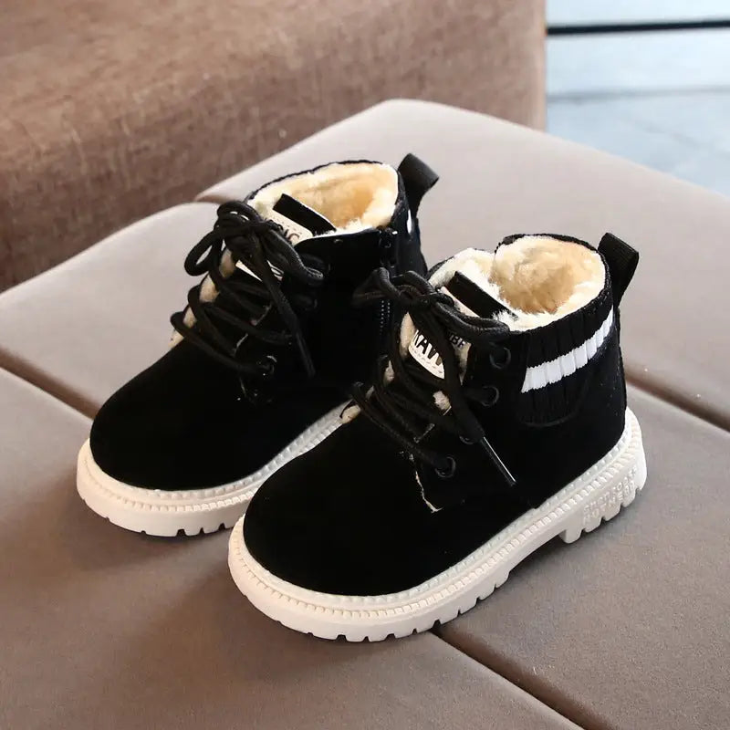 SnuggleToes Baby Snow Boots - Black / 21