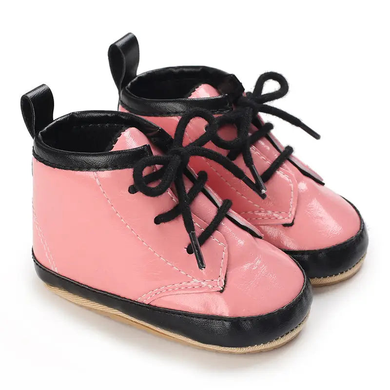 SnugStep: Boys’ Comfy Non-Slip Baby Shoes - Pink / 11cm