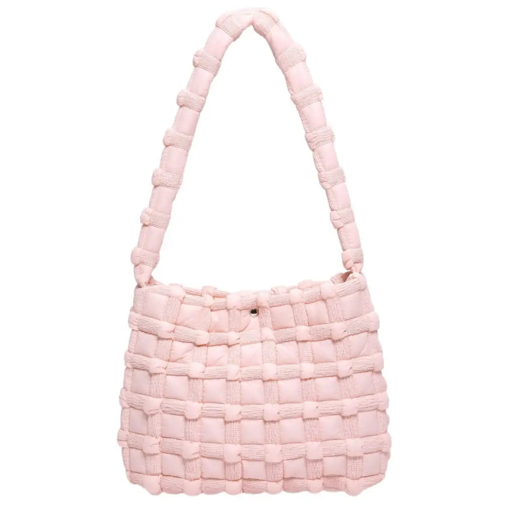 Soft Nylon Square Vertical Suitcase Bag with Multiple Pockets