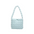 Soft Nylon Square Vertical Suitcase Bag with Multiple Pockets - Blue