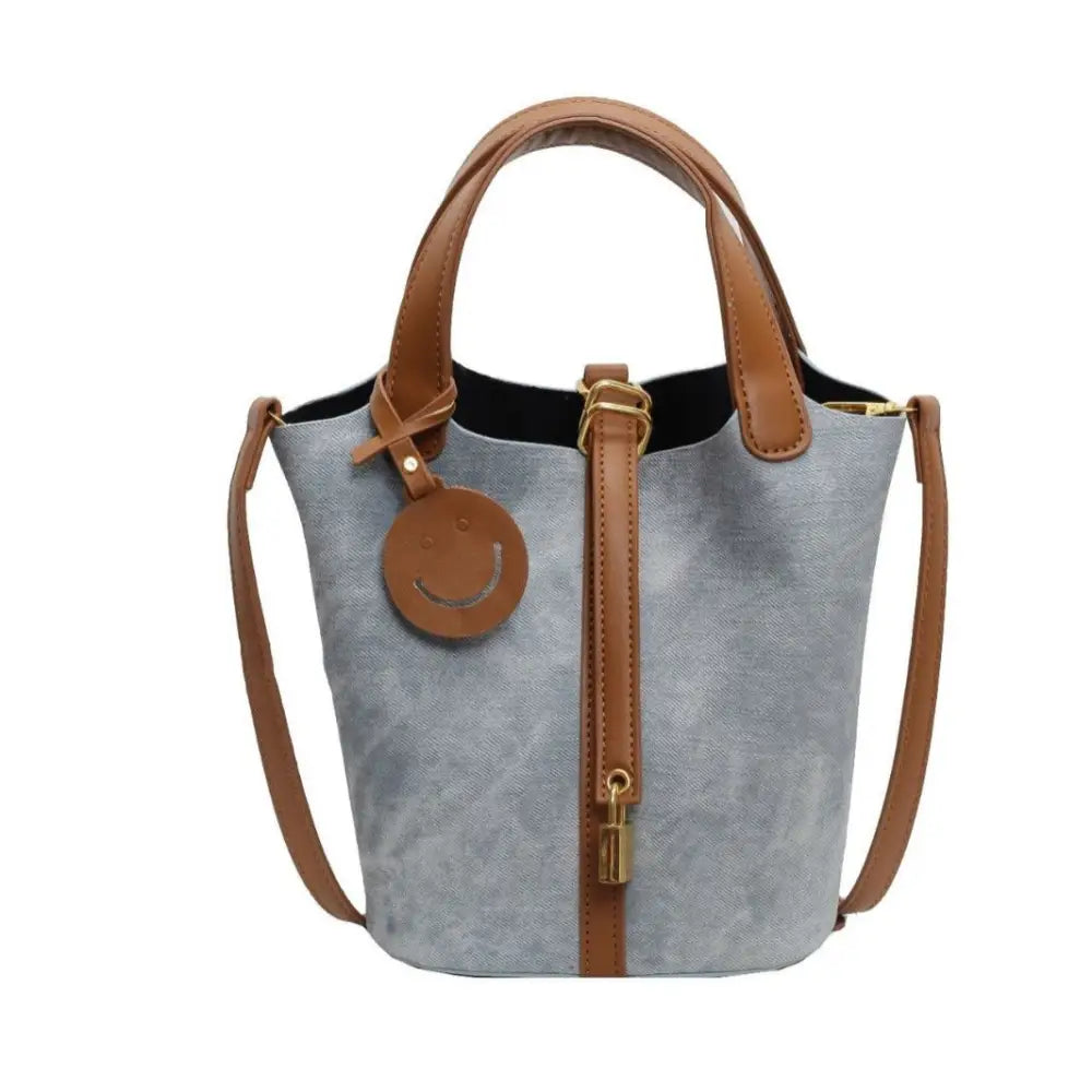 Soft PU Horizontal Square Bag with Camera Pocket and 3D Outer Pockets