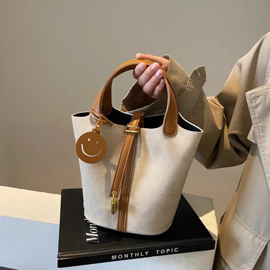 Soft PU Horizontal Square Bag with Camera Pocket and 3D Outer Pockets