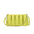 Soft PU Horizontal Square Bag with Open Pocket and Zippered Interior - Apple Green