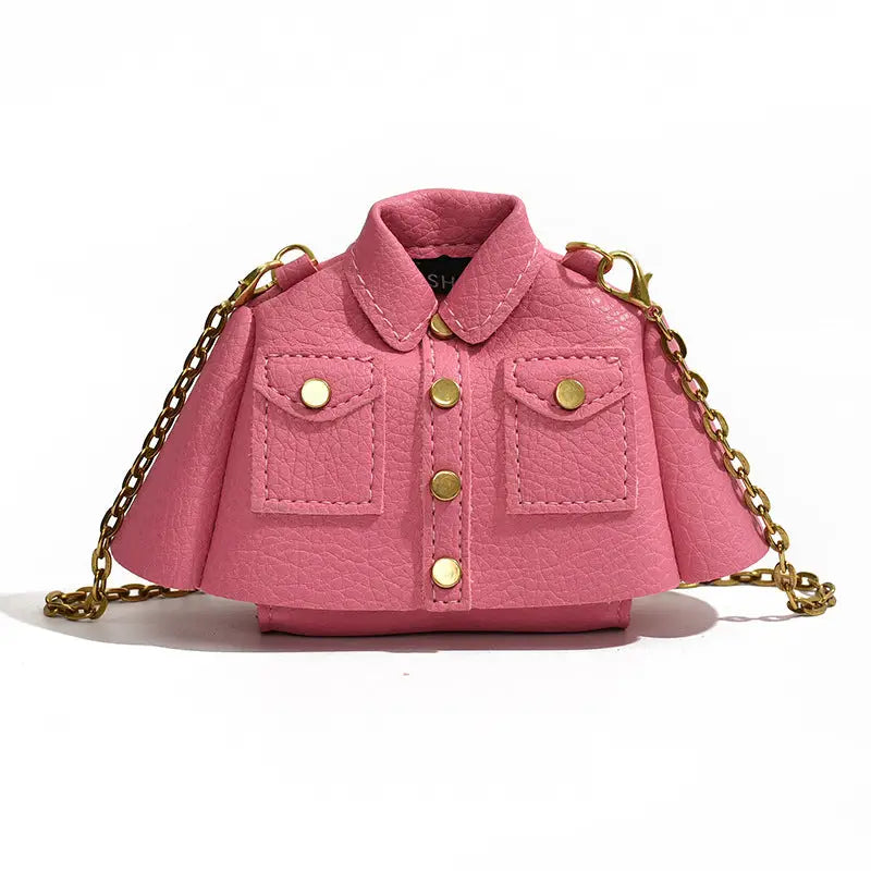 Soft PU Horizontal Square Crossbody Bag with Multiple Color Options - Rose Red / 18x5x12