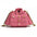 Soft PU Horizontal Square Crossbody Bag with Multiple Color Options - Rose Red / 18x5x12