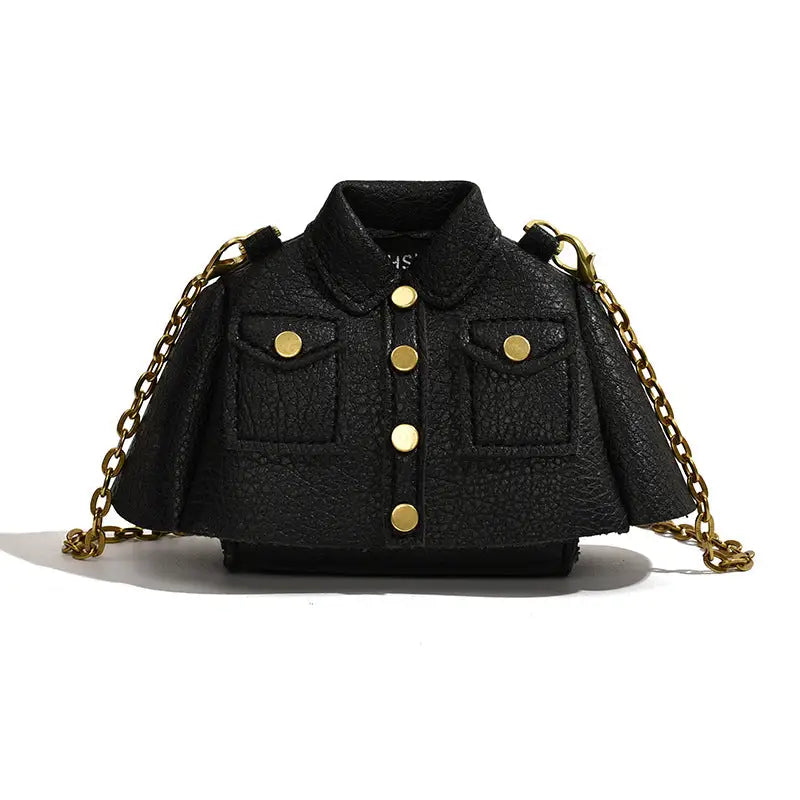 Soft PU Horizontal Square Crossbody Bag with Multiple Color Options - Black / 18x5x12