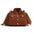 Soft PU Horizontal Square Crossbody Bag with Multiple Color Options - Brown / 18x5x12