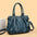 Soft PU Leather Crossbody Bag in Multiple Colors - Blue