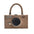 Soft PU Square Suitcase with Rivets and Multiple Color Options - Khaki