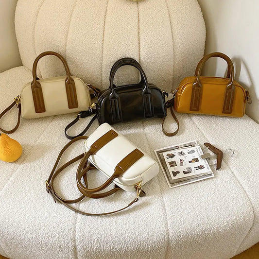 Soft PU Street Trend Single Shoulder Handbag Multiple Colors