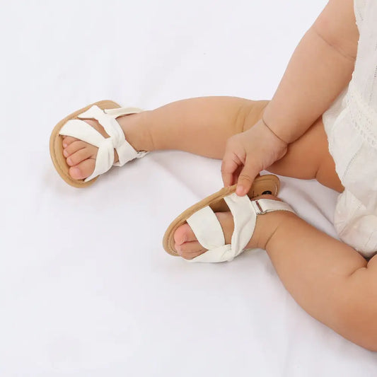 Soft Sole Princess Sandals - White / 11