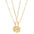 SoulSync: Sun & Moon Magnetic Couple Necklaces - Copper 01kc Gold 12075