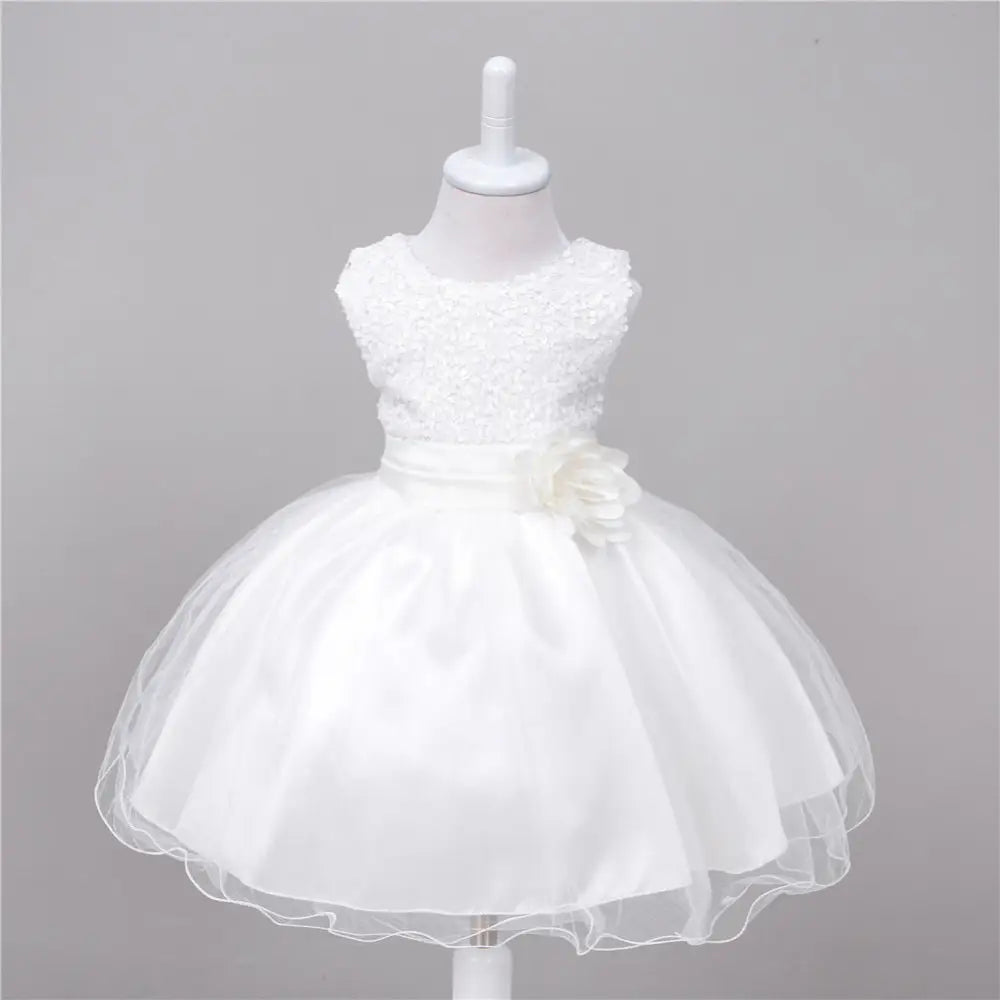 Sparkle Princess Dress - White / L