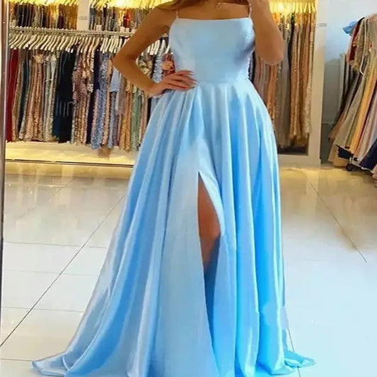 Split Formal Evening Dress