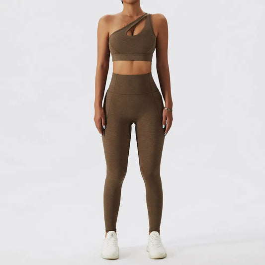 Sports Underwear Gathers Back Yoga Bra Fitness Suit For Women