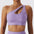 Sports Underwear Gathers Back Yoga Bra Fitness Suit For Women - Taro purple top / S