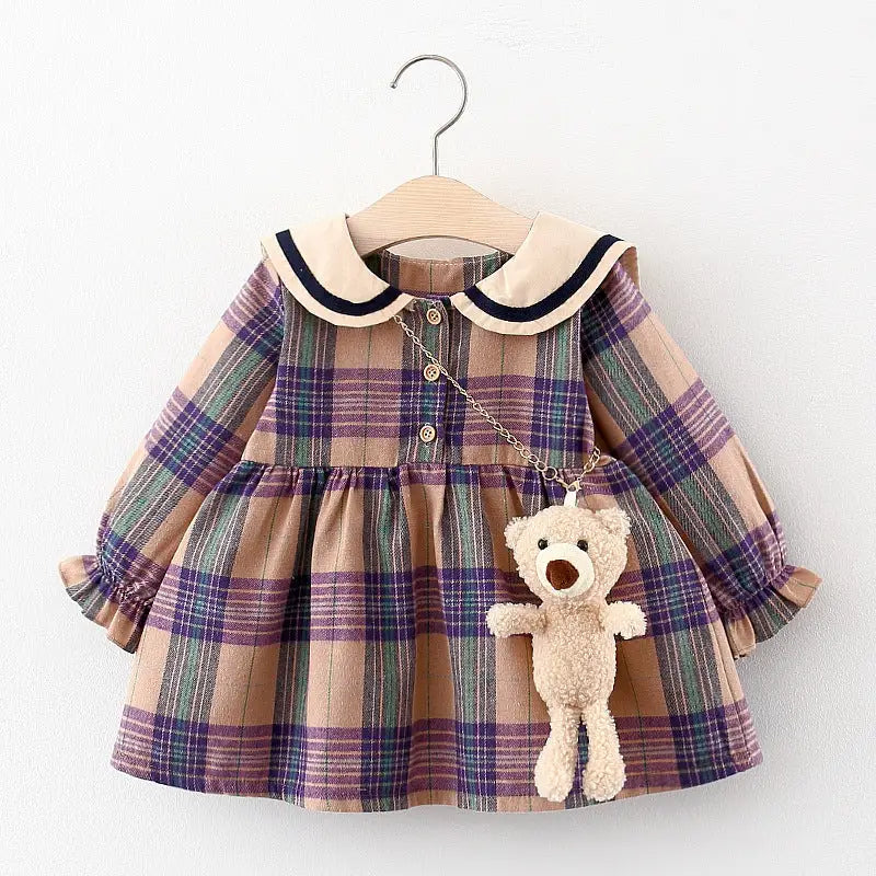 Spring Blossom Dress - Purple / 80cm
